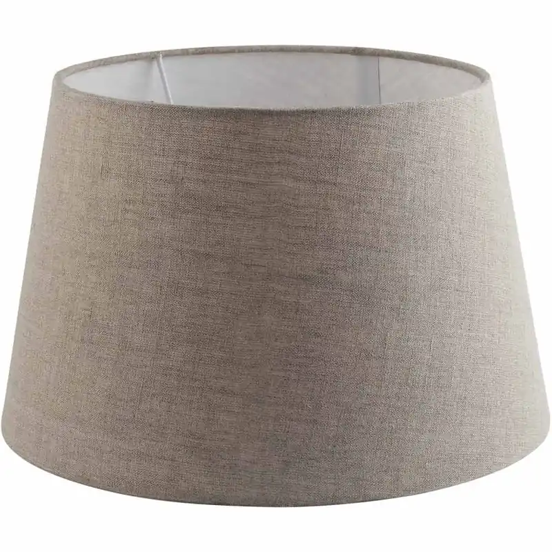 Neuheit Lampenschirm Shallow Drum Pure Natural Linen 10