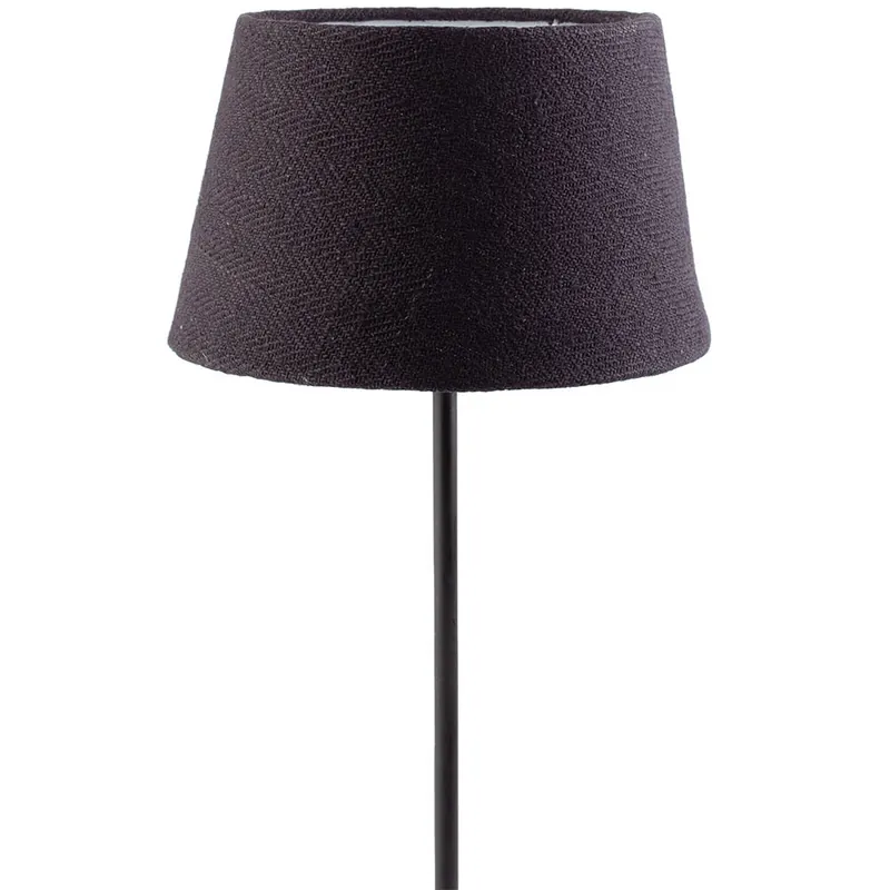 Ausverkauf Lampenschirm Shallow Drum Herringbone