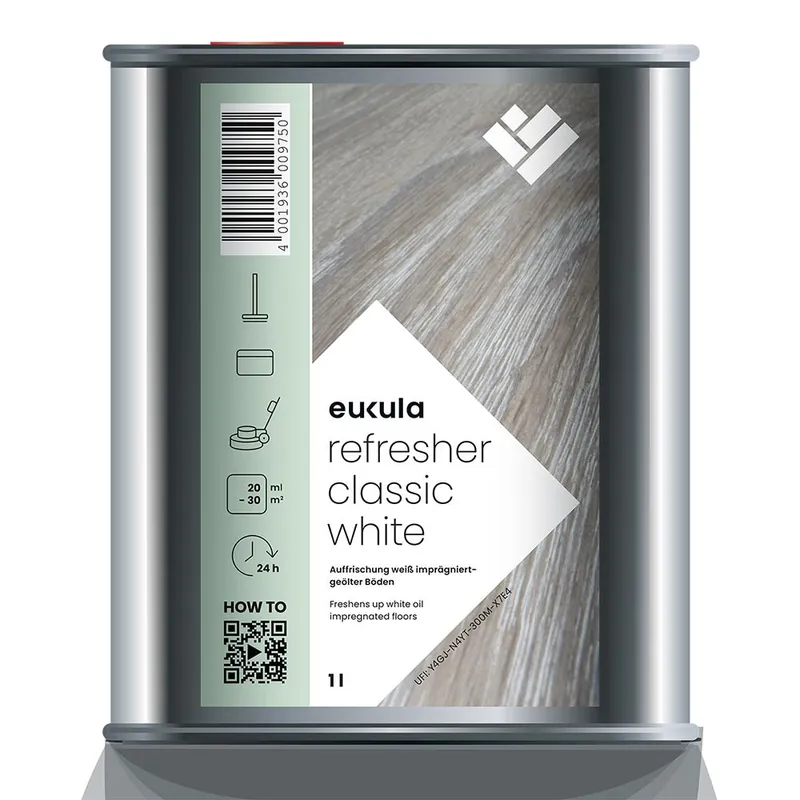eukula refresher classic weiß 1000 ml Wochenendangebot