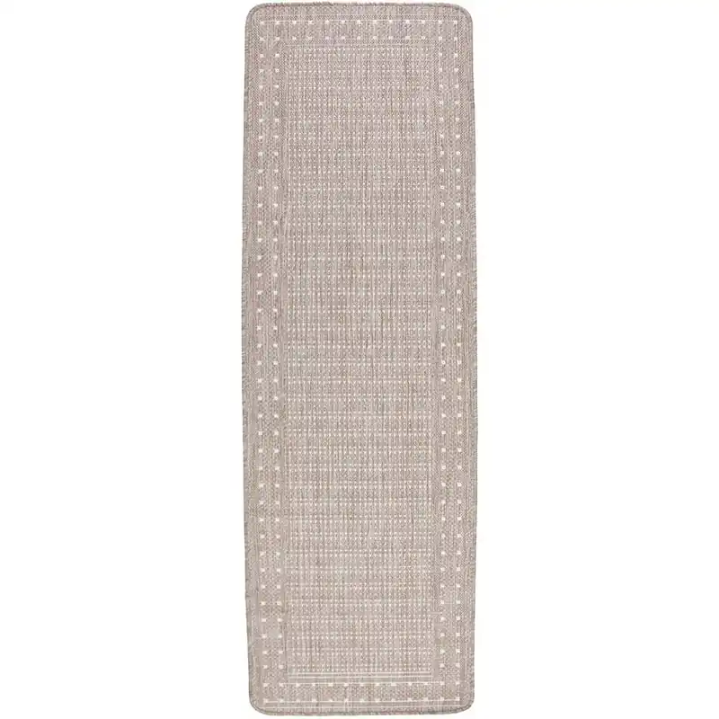 Küchenläufer Bordüre Taupe Knallerangebot