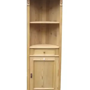 Jugendstil Weichholz Eckschrank Echt