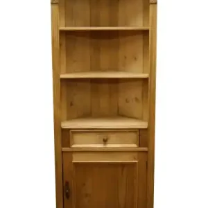 Eckschrank aus massivem Weichholz Eckvitrine 200 cm Günstig