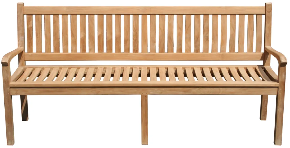 Preiswert Gartenbank Beaufort aus Premium Teakholz 240 cm