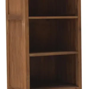 Jetzt Kaufen Bücherregal mit drei Schubalden 210x65 cm - Teakholz