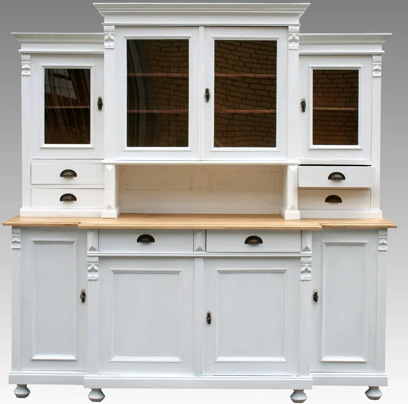 Gründerzeit Buffet Schrank Landhaus Küchenschrank Massivholz Begrenztes Angebot