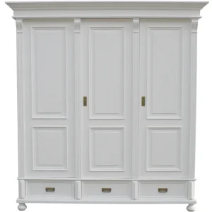 Neu Im Sortiment Kleiderschrank 3 Türig - Massivholz Schrank Premium Kollektion