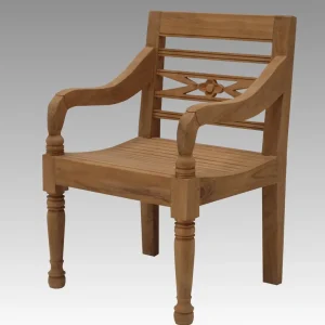 Teak Stuhl Station - Gartenstuhl Outdoor Teakholz Expressversand