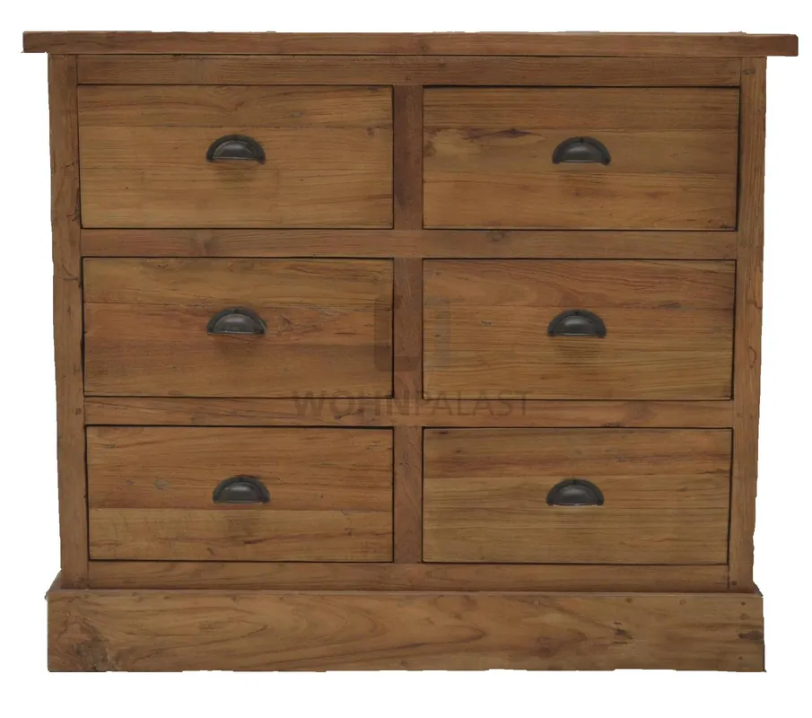 Markenprodukt Teak Kommode mit Schubladen