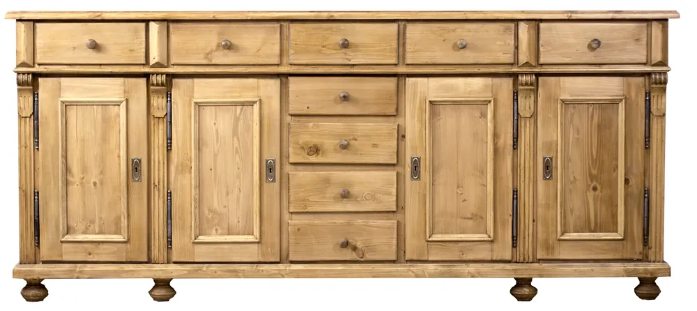 Landhaus Sideboard Massivholz 207cm Zertifiziert