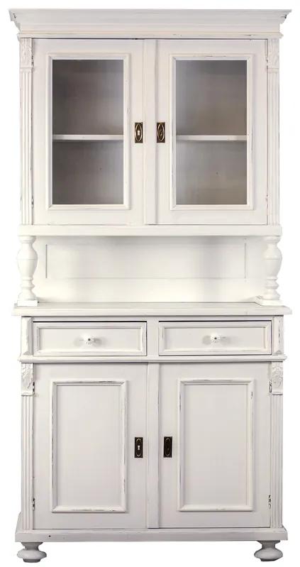 Neue Ware Landhaus Buffet Schrank Weichholz 2-teilig Farbe weiss