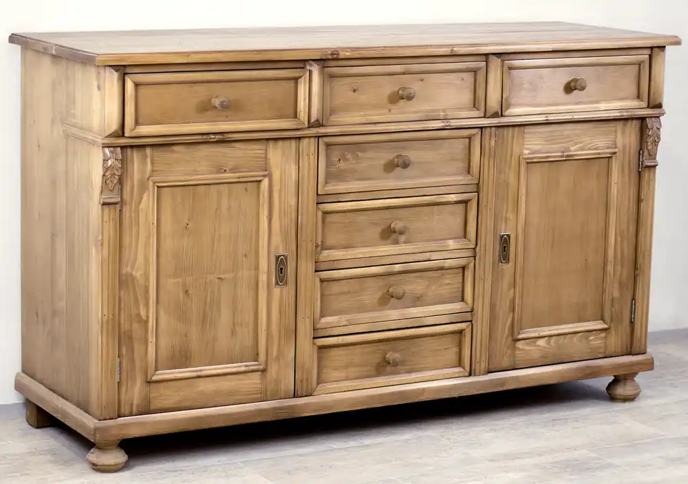 Landhaus Anrichte 140 cm - Massivholz Sideboard Sonderangebot