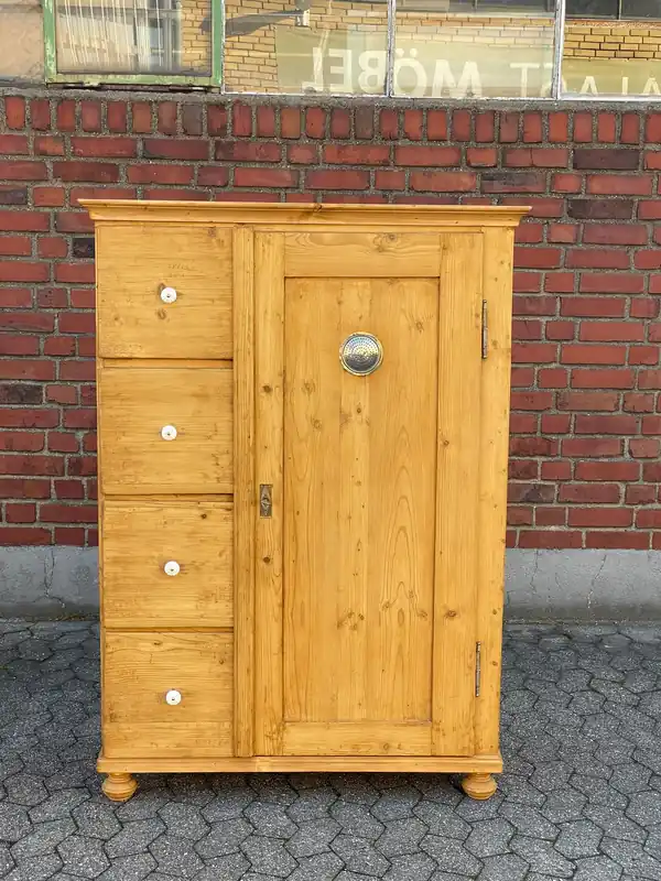 Sofort Bestellen Gründerzeit Brotschrank Weichholz Schrank