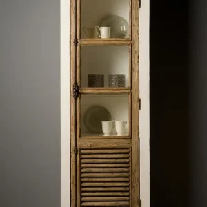 Amanda Vitrinen Schrank Glasschrank 69 cm Landhausstil Vitrine Meistverkauft