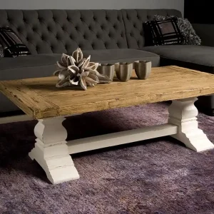 Amanda rechteckiger Couchtisch 135x75 cm Klostertisch Landhausstil Sofort Bestellen