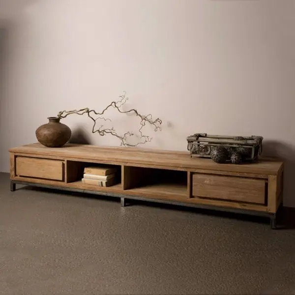 Preisknaller Venedig TV-Schrank 220 cm Teakholz