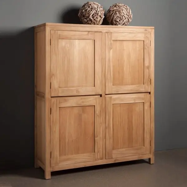 Neue Ware Losari Teakholz Schrank 130 cm, modern, massiv