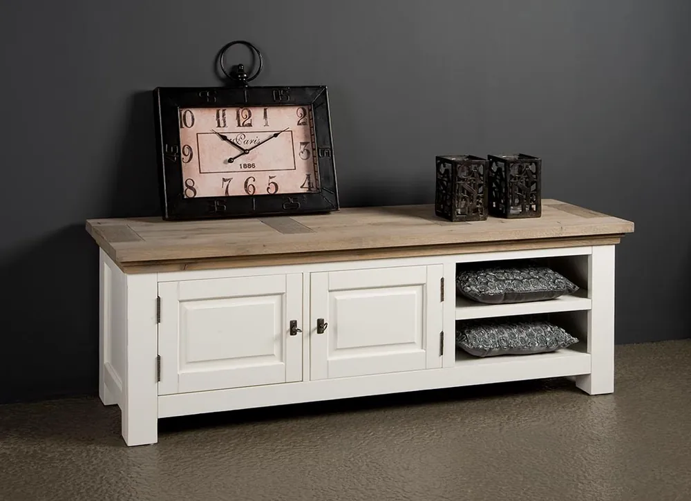 Geprüft TV Kommode Eiche Parma Toscana - TV-Schrank 160 cm