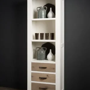 Bücherregal Parma Toscana mit Eiche 70 cm - Landhaus Regal Markenprodukt