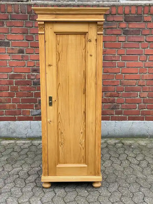 Begrenztes Angebot Dielenschrank Weichholz - Besenschrank Massivholz Weichholz Möbel