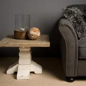 Amanda Beistelltisch 60x60 cm quadratischer Couchtisch Landhausstil Nur Heute