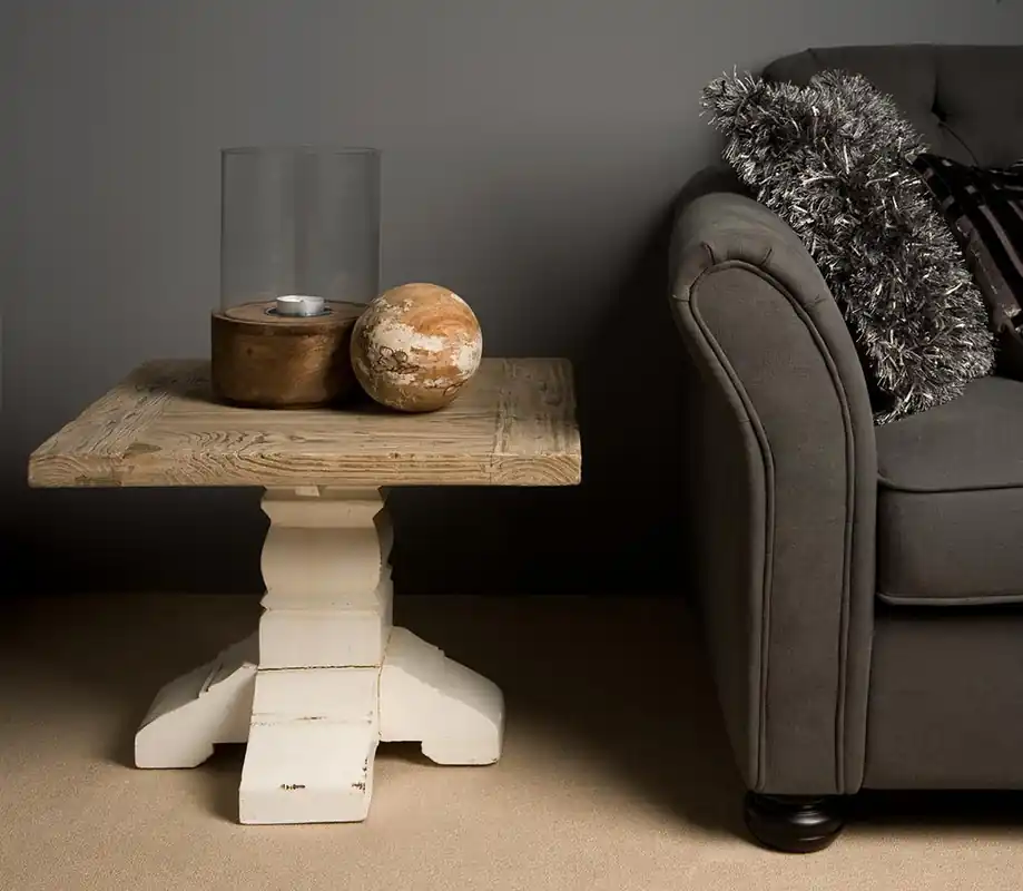Amanda Beistelltisch 60x60 cm quadratischer Couchtisch Landhausstil Nur Heute