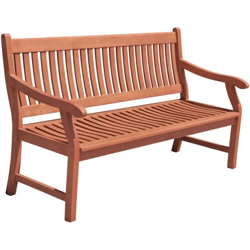 Letzte Chance Gartenbank 3-Sitz Eukalyptus FSC, geölte Bank, Outdoormöbel