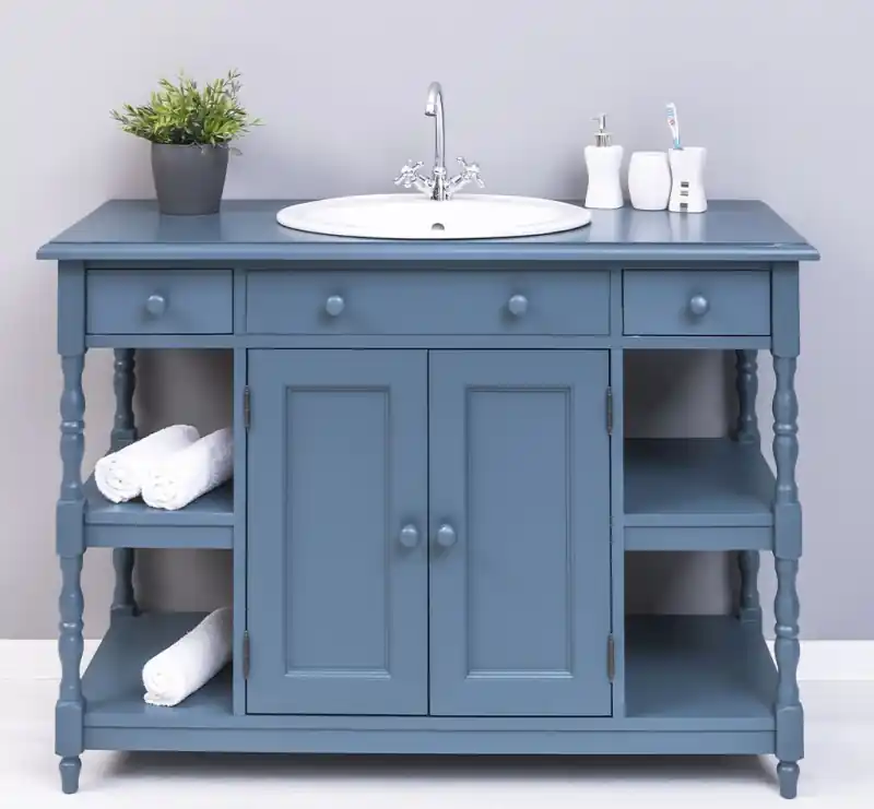 Kracherpreis Badezimmerschrank, Badezimmerunterschrank, Badmöbel - französischer Landhausstil