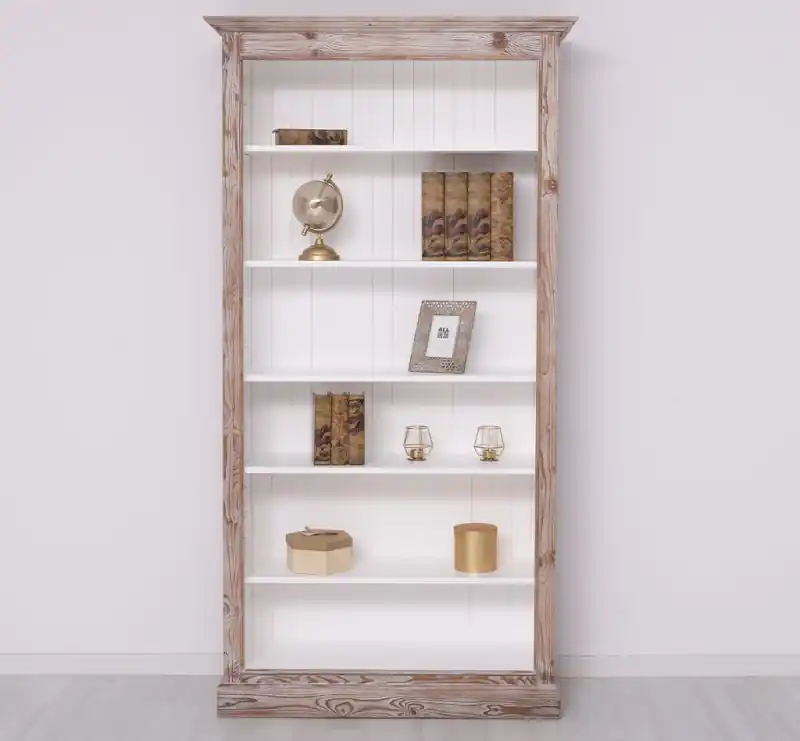 Direktkauf Massives Bücherregal - Landhaus Regal Massivholz
