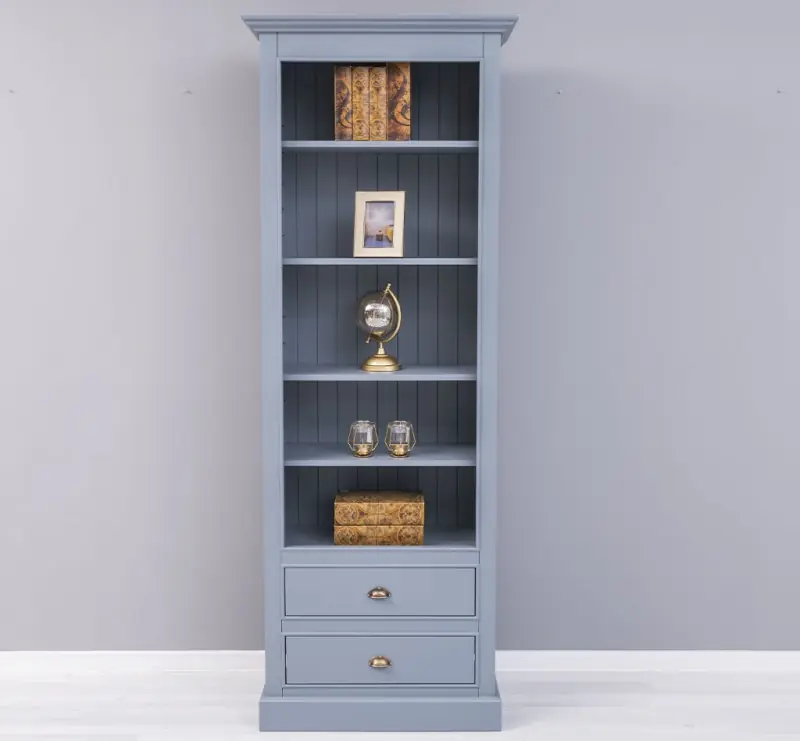 Vielseitiges Bücherregal mit verstellbaren Regalböden und 2 Schublade - Vitrine Nur Für Kurze Zeit