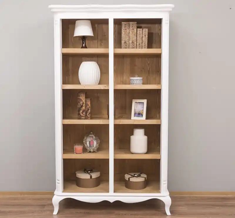 Neue Ware Bücherregal mit 4 festen Einlegeböden - Shabby-Chic Regal