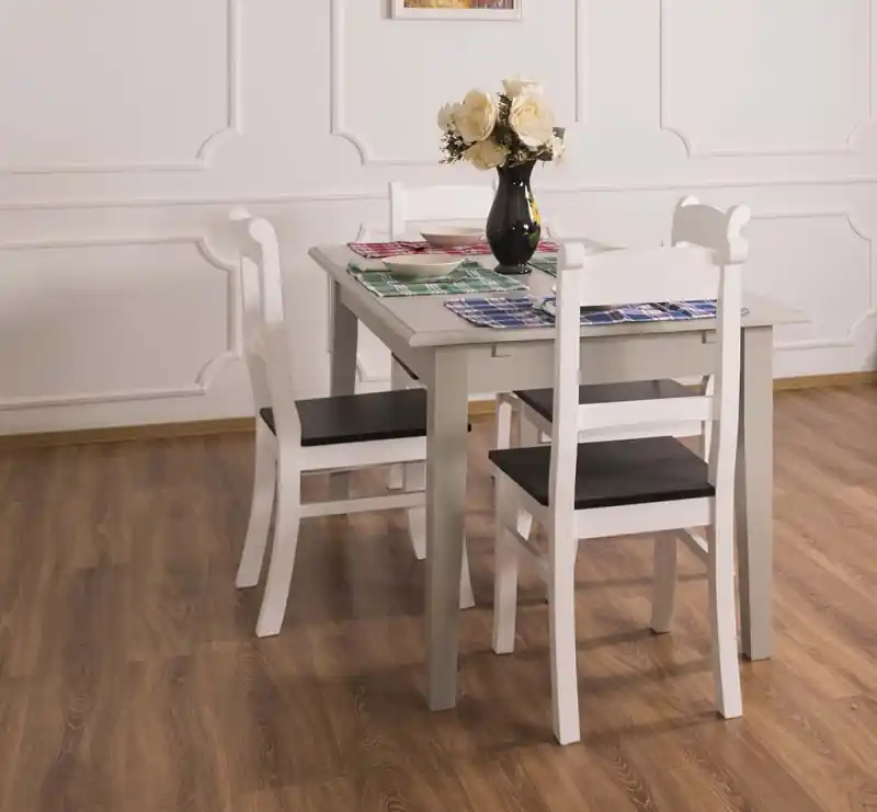Echt Massivholz Esstisch 180 X 90 cm - Landhaus Tisch