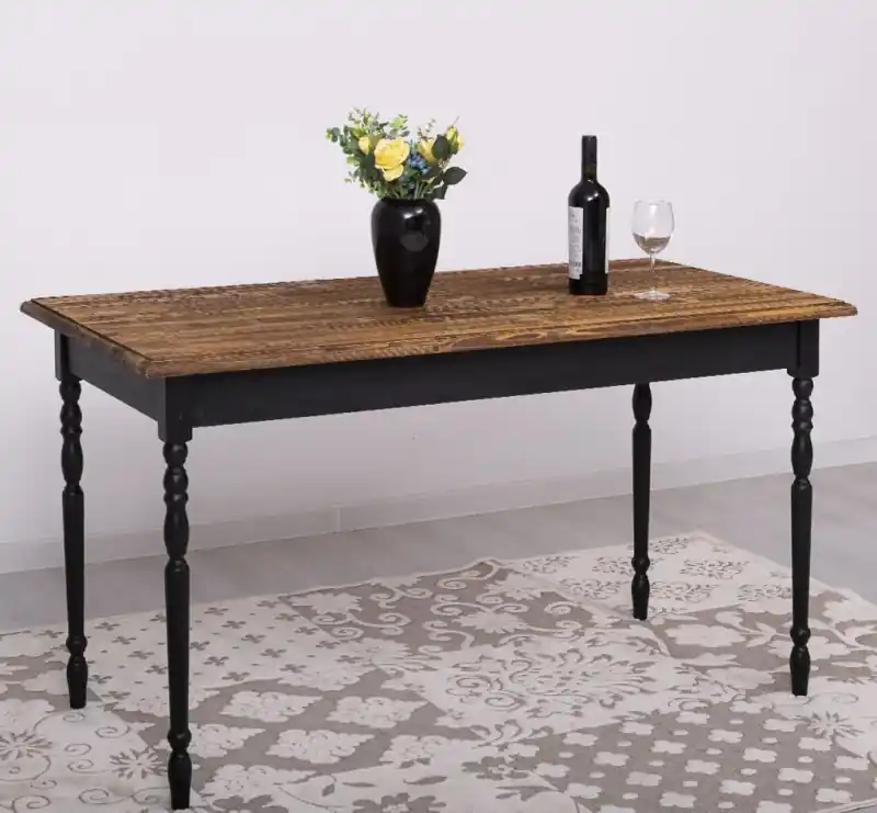 Jetzt Kaufen Esstisch Massiv mit Kiefernplatte 78 x 140 x 70 cm Massivholz Landhaus