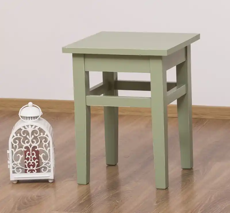 Versand Am Gleichen Tag Landhaus Hocker aus Kiefer 45 x 35 x 35 cm Beistelltisch