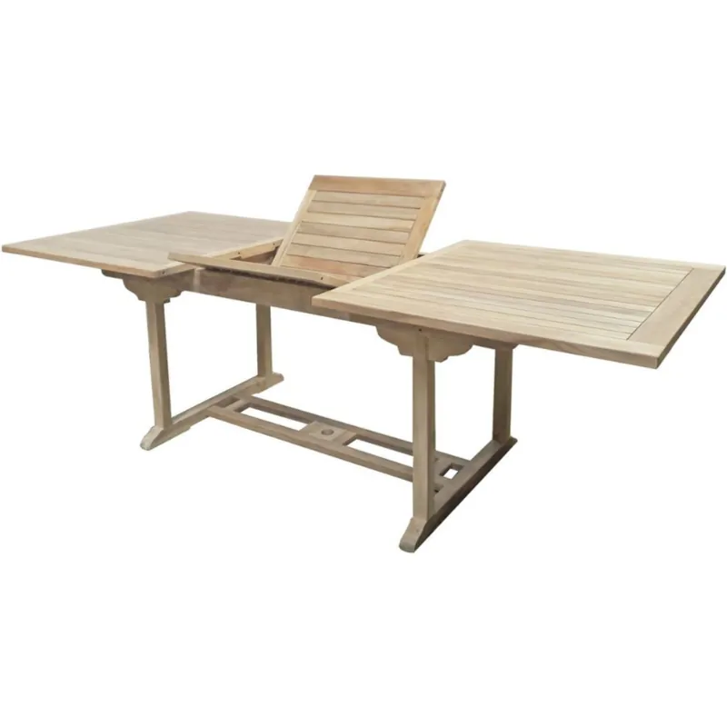 Saisonangebot Gartentisch SOMMER Teak Ausziehtisch - Outdoor Tische Teakholz