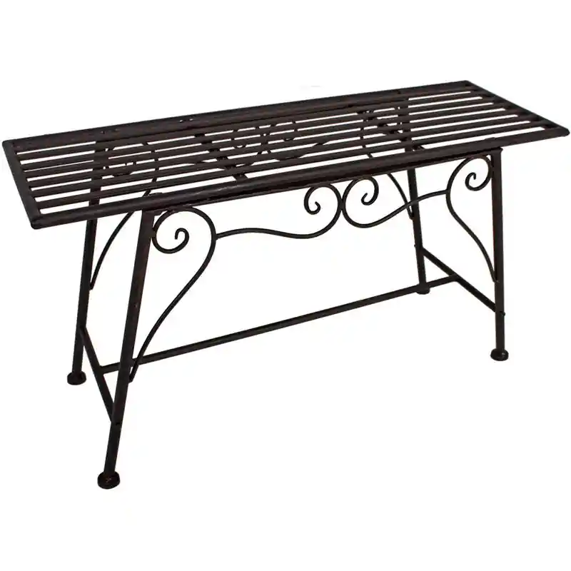 Blumenbank LORIN Stahl, Rost-Optik - Gartendekoration Nur Für Kurze Zeit