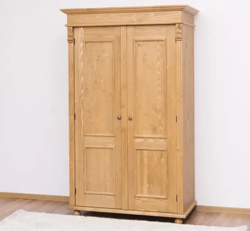 Landhaus Kleiderschrank 2-türig - Massivholz Schrank Versand Am Gleichen Tag