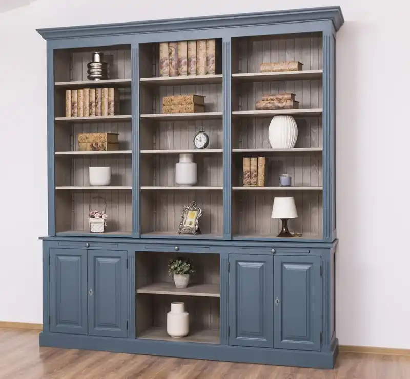 Bücherschrank im Landhaus Stil - Massivholz Regal Beliebt