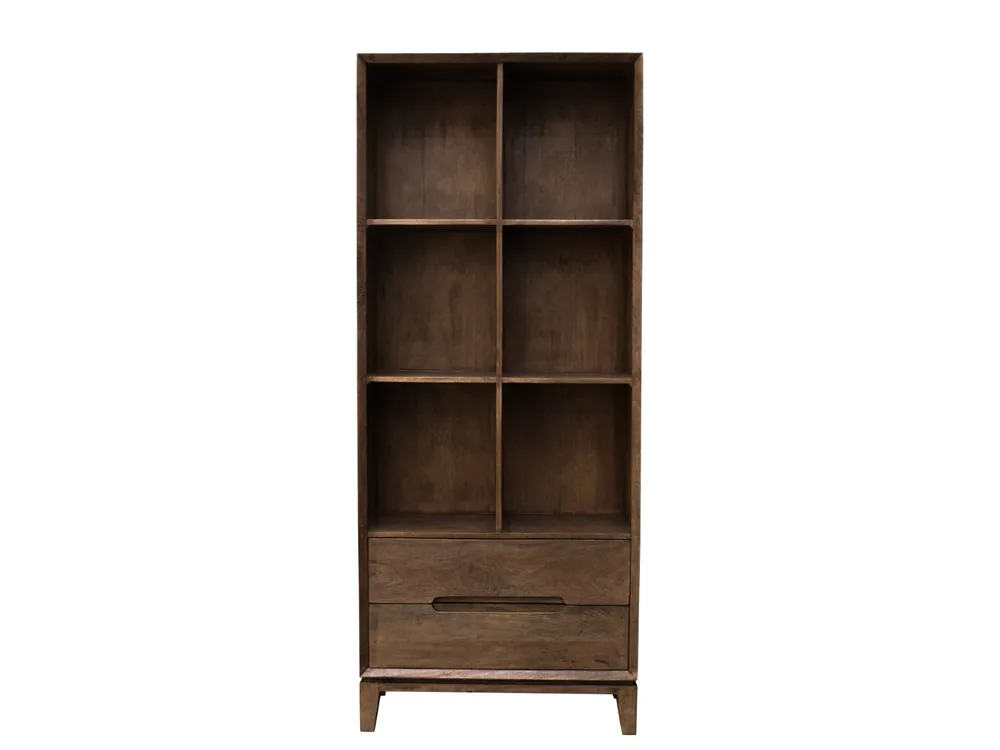 Bücherregal Cortez-Kollektion 83 cm Mangoholz Regal Neu Im Sortiment