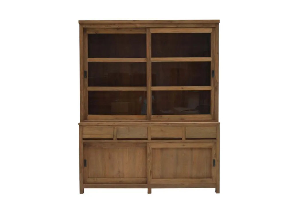 Teakholz Shop Cabinet AT-017 Ronan – Massiv & Elegant Top-Preis