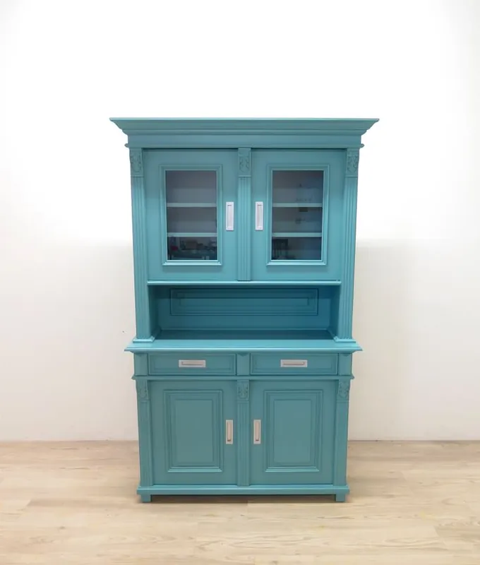 Preisknaller Premium Buffetschrank Weichholz – Landhausstil, 2-teilig, Handarbeit
