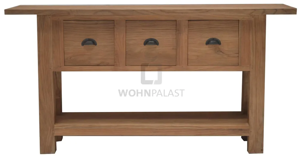Neuheit Wandtisch Konsul Teakholz gebürstet