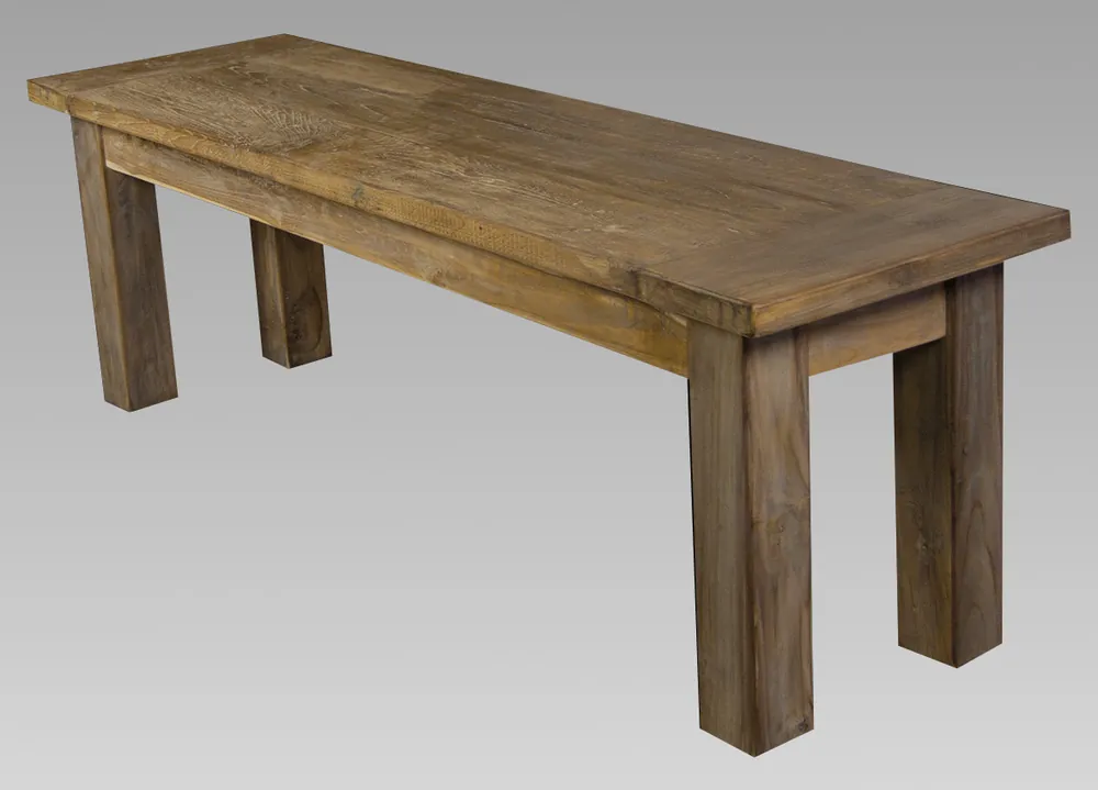 Echt Teak Bank Java - Teakholz massiv