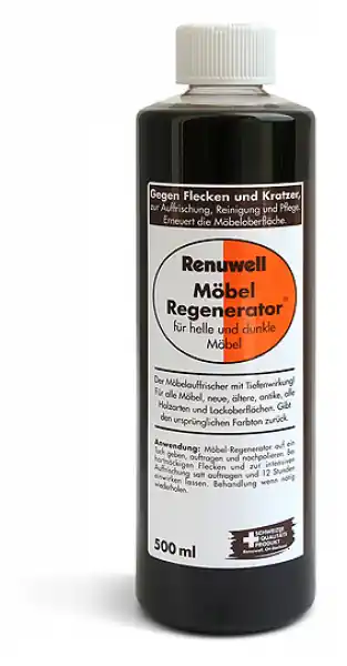 Ausverkauf Möbel-Regenerator - Für alle hellen und dunklen Holzarten und Lackoberflächen