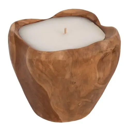 Online Kaufen DEKORATIVE TISCHKERZE TEAKWURZEL MIT PARAFFIN-NATURWEISS 20x20x18cm