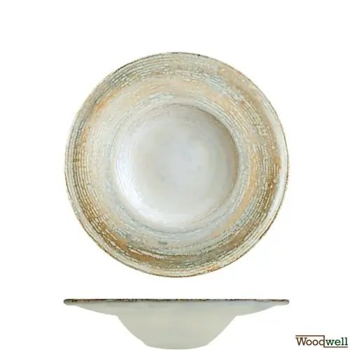 Premium Porzellan Bonna Patera Pastateller 6 Set 28 cm-400cc beige Neue Kollektion