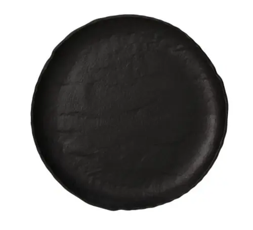 Preisreduziert Flacher Teller Tognana Vulcania Schwarz Ø28cm 6 Set