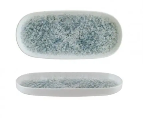 Ovaler Teller "Bonna Hygge Lunar Ocean Blue" 30cm 6 Set Rabatt