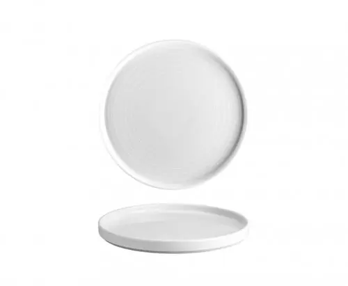 Nur Heute Flacher Teller mit vertikalem Gesims "Lukanda Vector" 21cm 6er Set