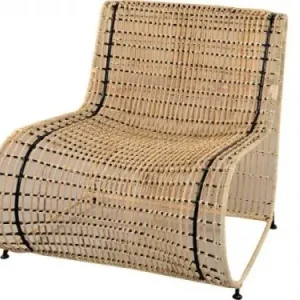 Lounge Sessel handgefertigt aus natürlichen Bambusstangen Top-Angebot