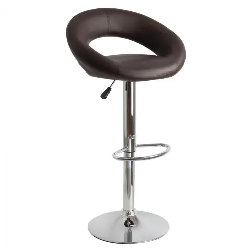 Top-Angebot Barhocker Rea mit edlem Design in braun und Chromgestell